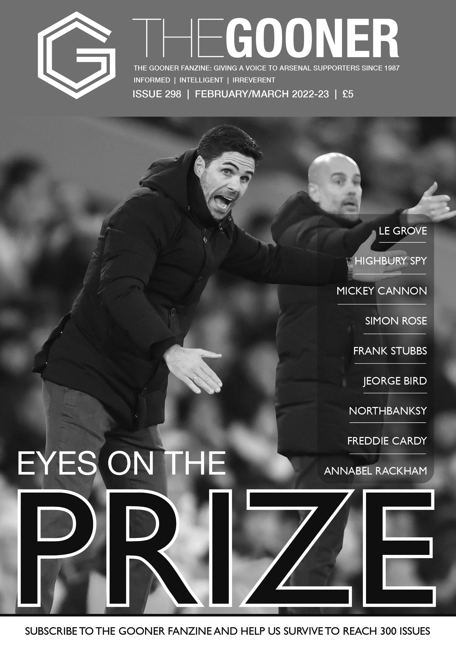 Gooner Issue 298 (NON-UK - Shipping Included)